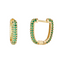Oorbellen Desire Square Groen