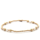 Four split pearl gold coloured
