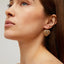 Coracao strass earrings bicolor
