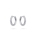 Gisser Jewels Sparkling Medium Hoop Oorbellen