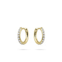 Gisser Jewels Sparkling Medium Hoop Oorbellen