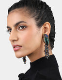 Olivia Dar Oorbellen Kingfisher Forest Green