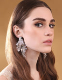 Olivia Dar Oorbellen Parrot White