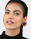 Olivia Dar Oorbellen Pearl Heart Bronze